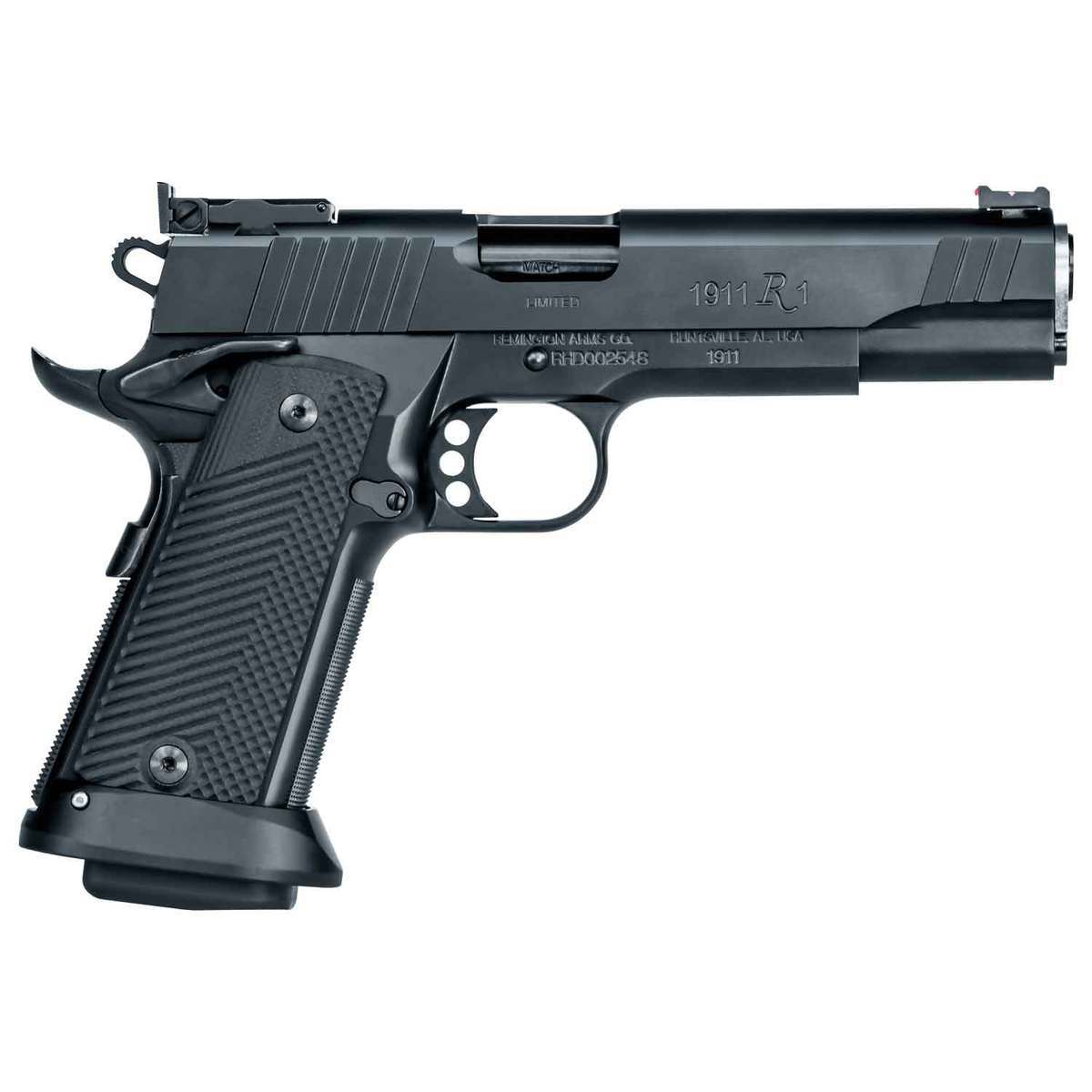 Remington R1 Limited 45 Auto (ACP) 5in Black PVD Pistol - 16+1 Rounds - Black Remington R1 Limited 45 Auto (ACP) 5in Black PVD Pistol - 16+1 Rounds - Black