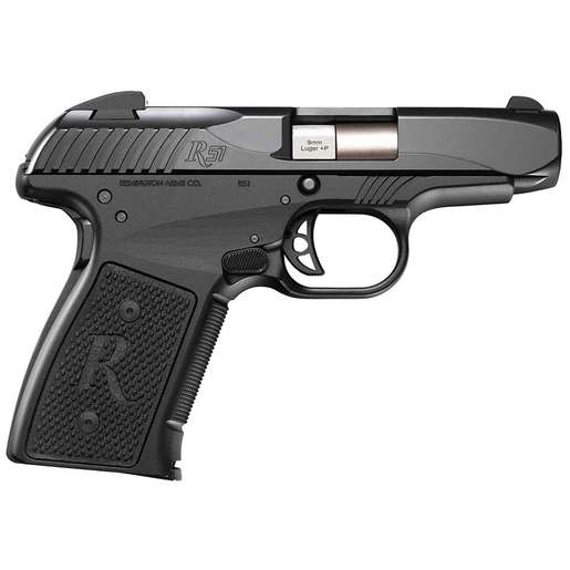 Remington R51 9mm Luger 3.4in Black Oxide Pistol - 7+1 Rounds - Black image