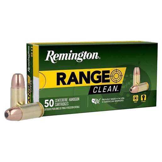 Remington Range Clean 9mm Luger 115gr FNEB Handgun Ammo Ammo - 50 Rounds 50 Rounds Ammo