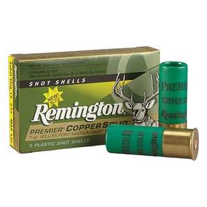 Remington Sabot Slug 12ga 2-3/4in 1oz Shotshells - 5 Rounds