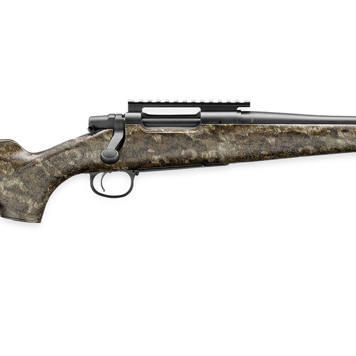 Remington Seven Blued/Mossy Oak Bottomlands Bolt Action Rifle - 300 AAC Blackout – 16.5in - Mossy Oak Bottomlands Cammo Remington Seven Blued/Mossy Oak Bottomlands Bolt Action Rifle - 300 AAC Blackout – 16.5in - Mossy Oak Bottomlands Cammo