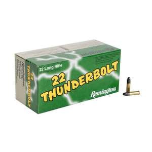 Remington 22 Thunderbolt Long Rifle Rimfire Cartridges