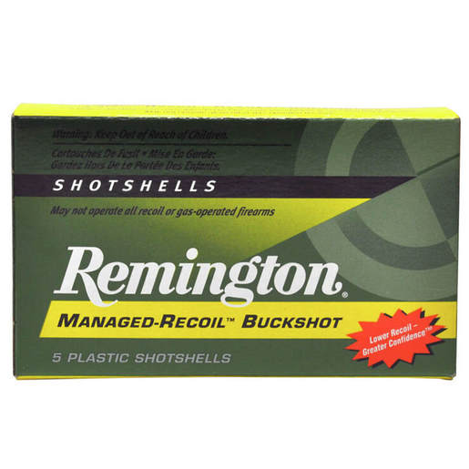 Remington Ulitimate Dense 12 Gauge 2-3/4in 00 Buck 9-Pellet Buckshot Shotshells – 5 Rounds – #00 Buck