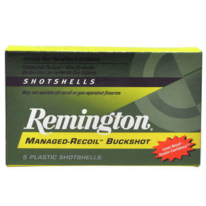 Remington Ulitimate Dense 12 Gauge 2-3/4in #4 Buck 21-Pellet Buckshot Shotshells - 5 Rounds