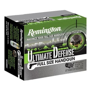 Remington Ultimate Defense 9mm Luger 124gr BJHP Handgun Ammo - 20 Rounds