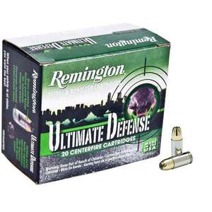 Remington Ultimate Defense 45 (Long) Colt 230gr BJHP Handgun Ammo - 20 Rounds