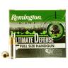 Remington Ultimate Defense 9mm Luger 147gr BJHP Handgun Ammo - 20 Rounds