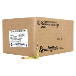 Remington UMC 223 Remington 55gr FMJ Rifle Ammo - 1000 Rounds