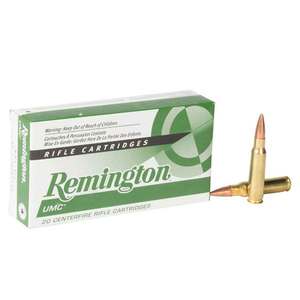 Remington UMC 223 Remington 55gr FMJ Rifle Ammo - 20 Rounds