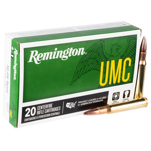 Remington UMC 30-06 Springfield 150gr FMJ Rifle Ammo Ammo - 20 Rounds 20 Rounds Ammo