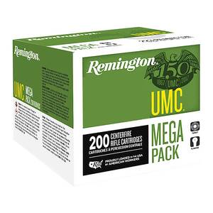 Remington UMC 300 AAC Blackout 150gr FMJ Rifle Ammo - 200 Rounds