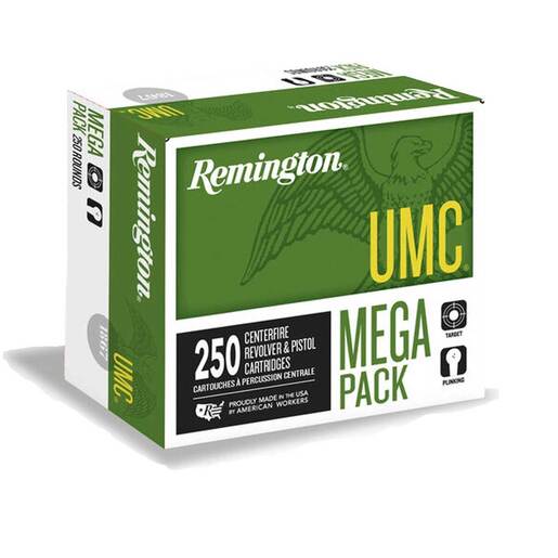 Remington UMC 40 S&W 165gr FMJ Handgun Ammo Ammo - 250 Rounds 250 Rounds Ammo