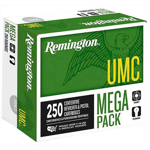 Remington UMC 40 S&W 180gr FMJ Handgun Ammo Ammo - 250 Rounds 250 Rounds Ammo