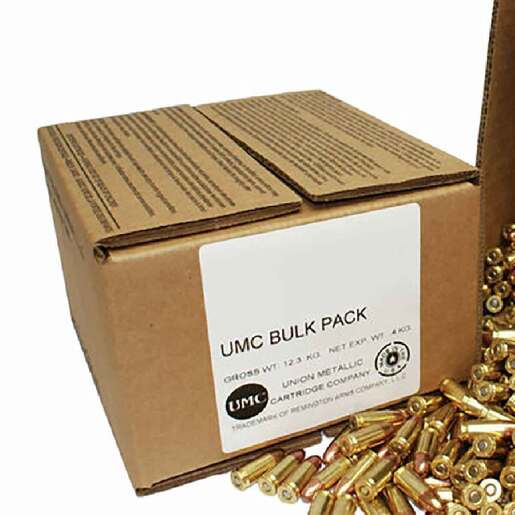 Remington UMC 40 S&W 180gr FMJ Handgun Ammo Ammo - Bulk 650 Rounds Bulk 650 Rounds Ammo
