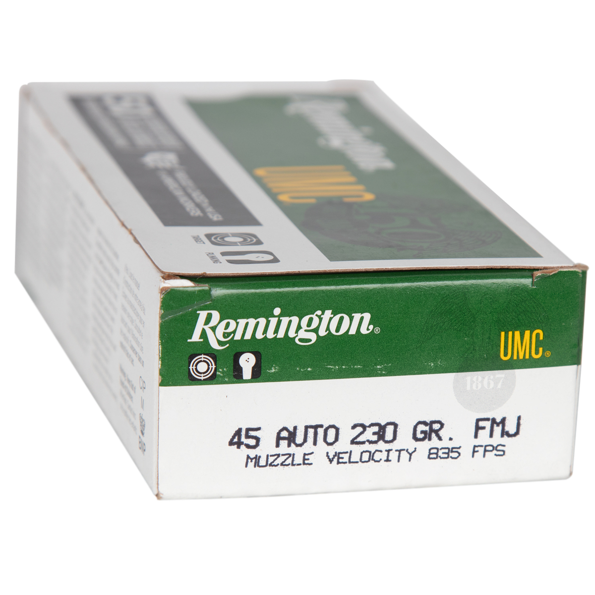Remington UMC 45 Auto (ACP) 230gr MC Handgun Ammo - 50 Rounds Remington UMC 45 Auto (ACP) 230gr MC Handgun Ammo - 50 Rounds