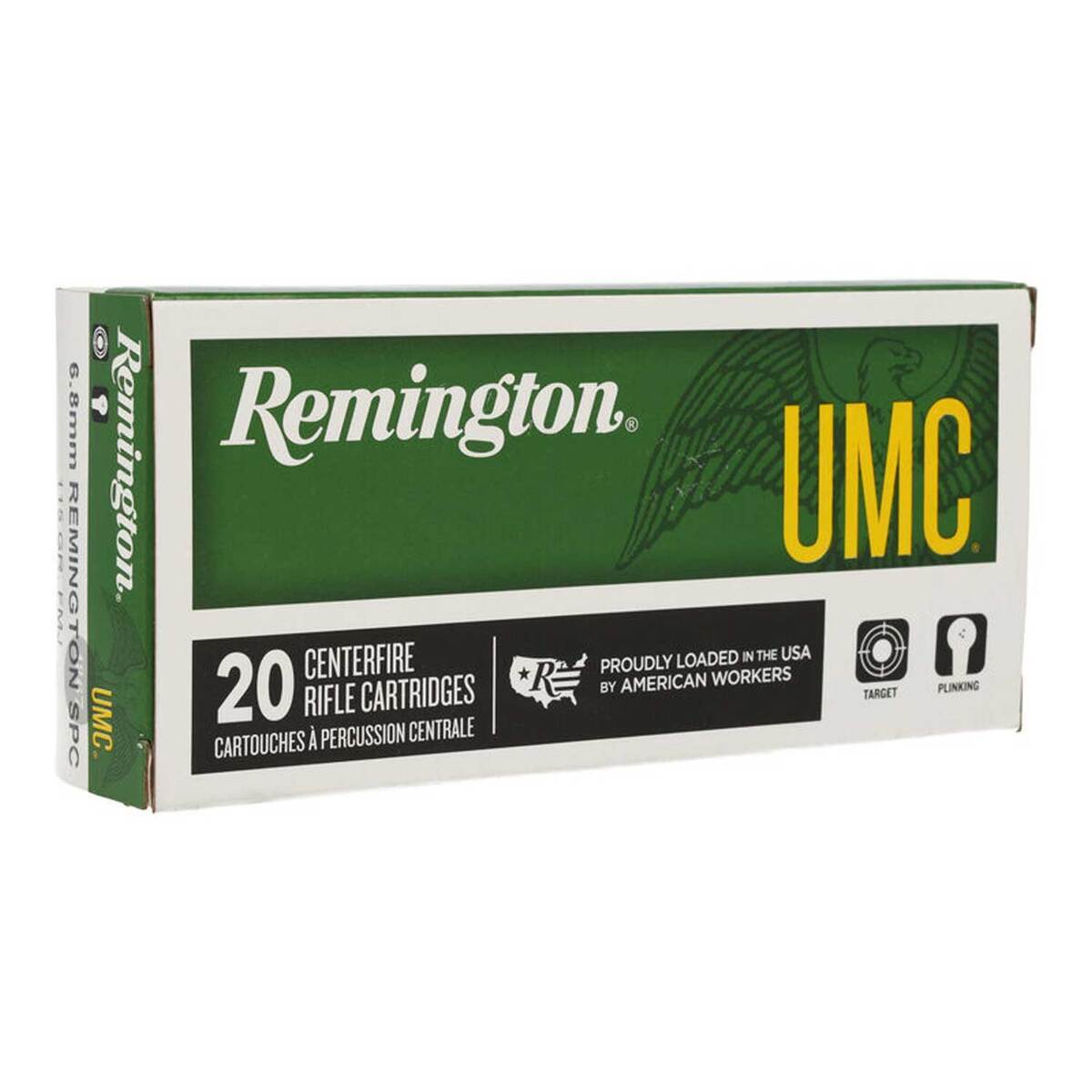 Remington UMC 6.8mm Remington SPC Rifle Ammo - 20 Rounds Remington UMC 6.8mm Remington SPC Rifle Ammo - 20 Rounds