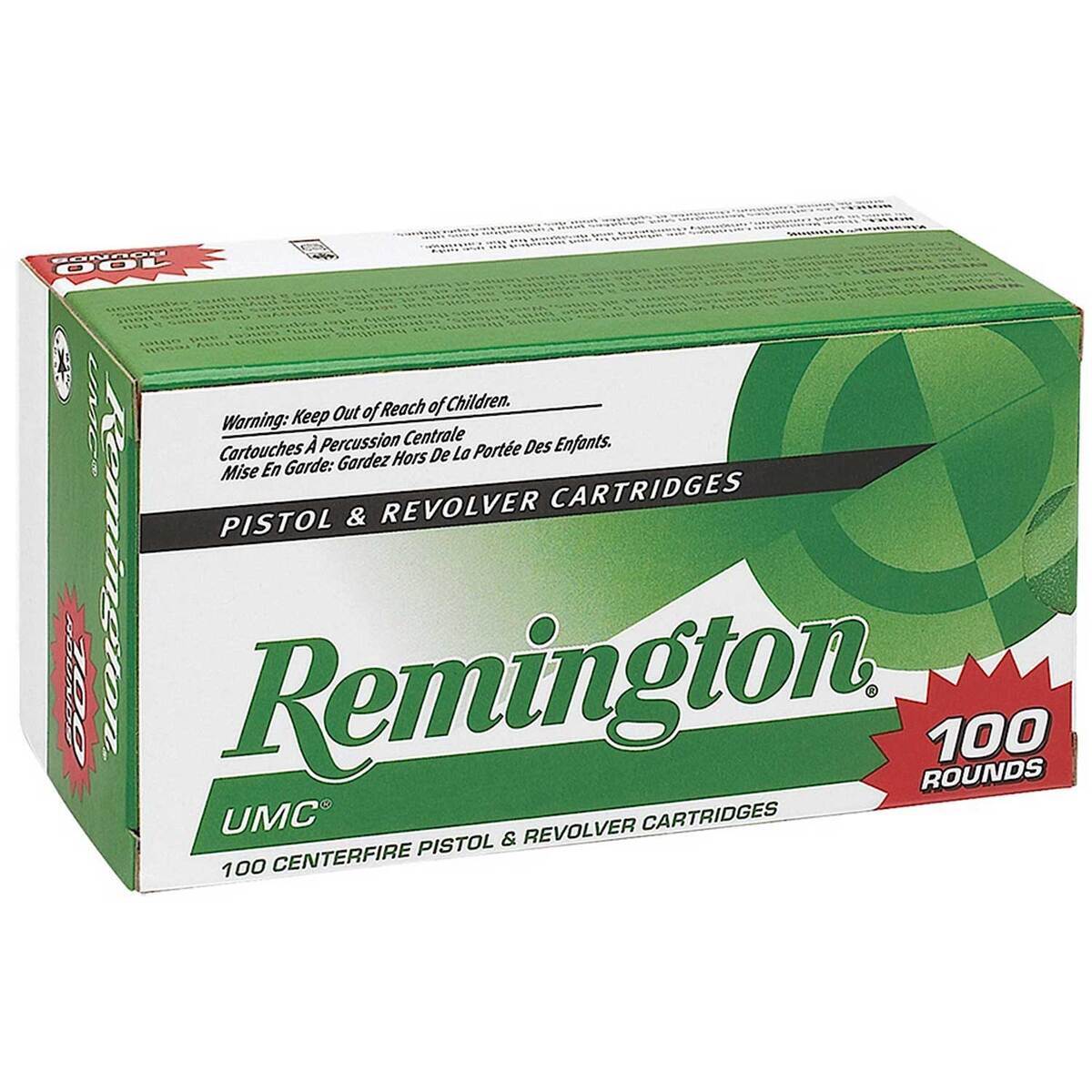 Remington UMC 9mm Luger 115gr JHP Handgun Ammo - 100 Rounds Remington UMC 9mm Luger 115gr JHP Handgun Ammo - 100 Rounds