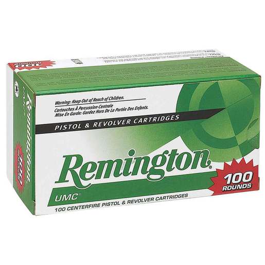 Remington UMC 9mm Luger 115gr MC Handgun Ammo - 100 Rounds
