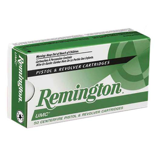 Remington UMC 9mm Luger 124gr FMJ Handgun Ammo Ammo - 50 Rounds 50 Rounds Ammo