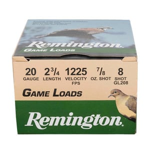 Remington Game Load 20 Gauge 2-