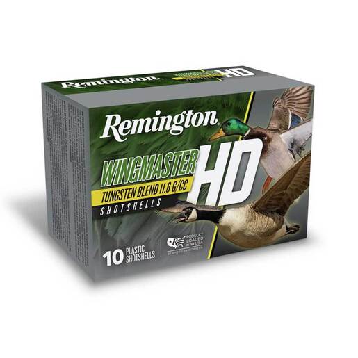 Remington Wingmaster HD 20 Gauge 3in 1-1/8oz #4 Waterfowl Shotshells Ammo - 10 Rounds Ammo - #4 10 Rounds - #4 Ammo