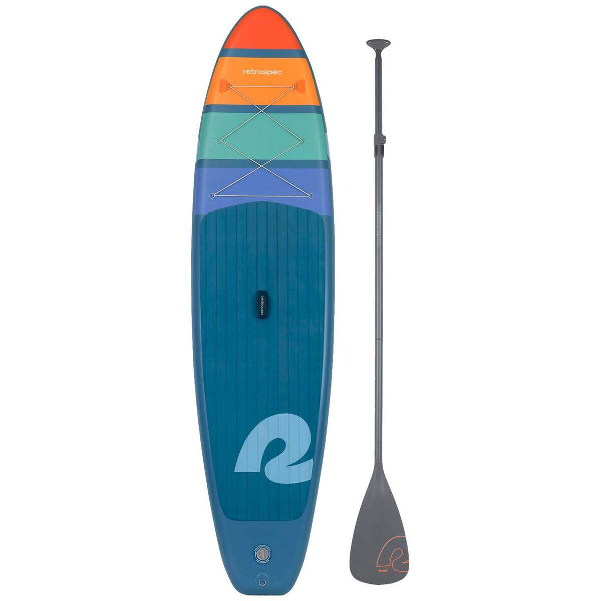 Restropec Retrospec Weekender Inflatable Stand Up Paddle Board - 10.5ft, Navy ...