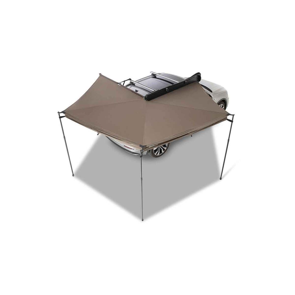 Rhino-Rack Batwing Compact Vehicle Roof Awning - Right-Hand - Brown/Black Rhino-Rack Batwing Compact Vehicle Roof Awning - Right-Hand - Brown/Black