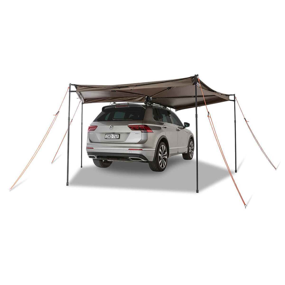 Rhino-Rack Batwing Compact Vehicle Roof Awning - Right-Hand - Brown/Black Rhino-Rack Batwing Compact Vehicle Roof Awning - Right-Hand - Brown/Black
