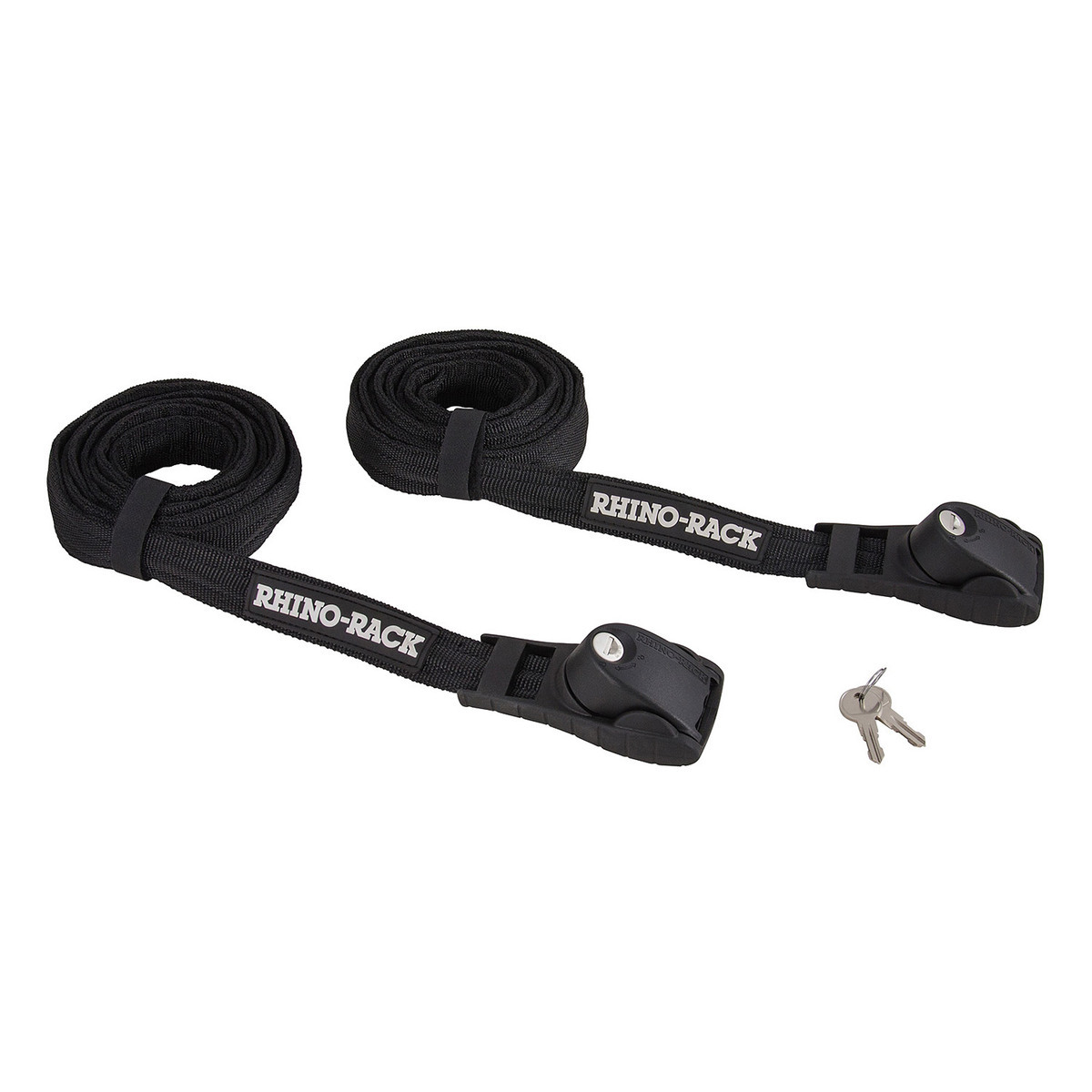 Rhino-Rack Black Rapid Locking Straps - 11.5ft - Black Rhino-Rack Black Rapid Locking Straps - 11.5ft - Black