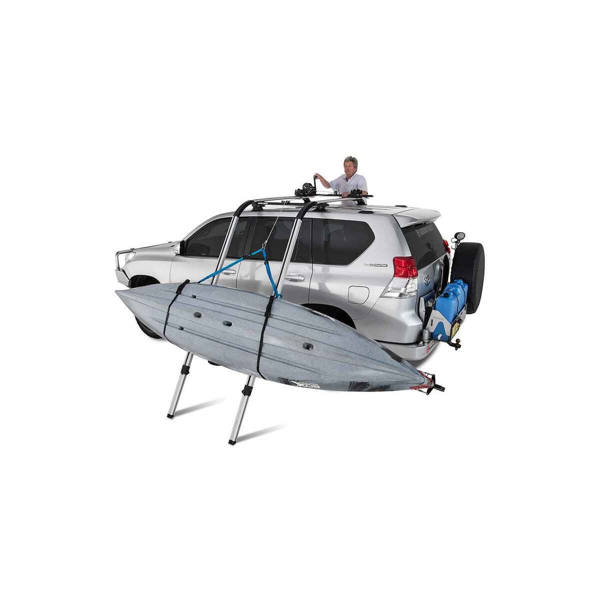 Rhino-Rack Nautic Kayak Lifter - Silver/Black Rhino-Rack Nautic Kayak Lifter - Silver/Black