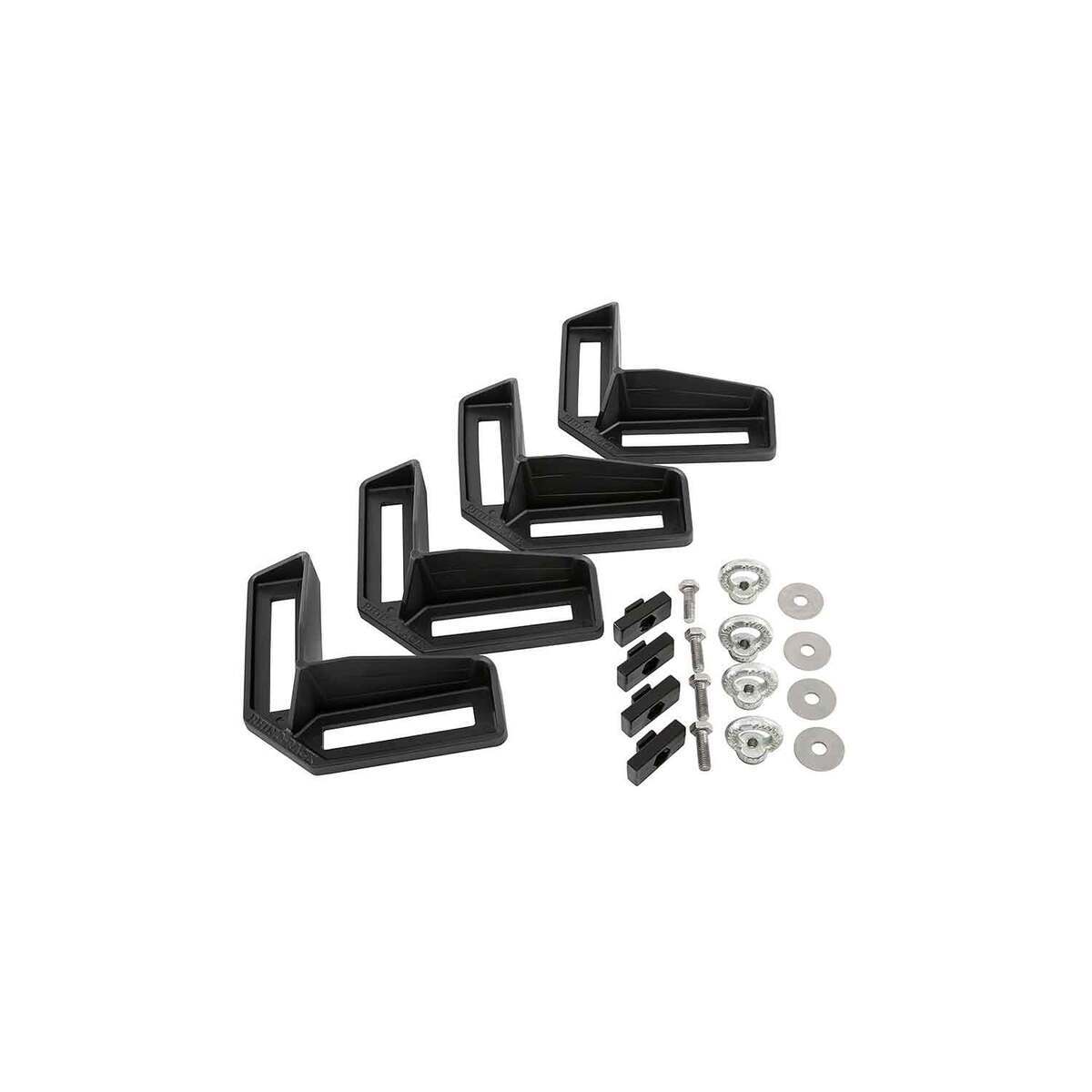 Rhino-Rack Pioneer Cargo Corner Bracket Kit Auto Rack Accessory - Black Rhino-Rack Pioneer Cargo Corner Bracket Kit Auto Rack Accessory - Black
