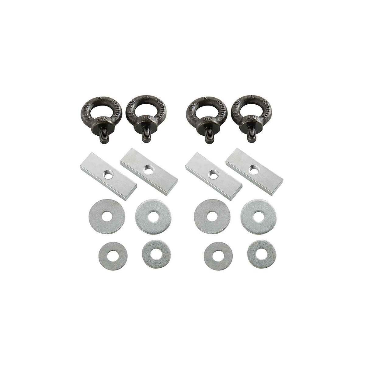 Rhino-Rack Pioneer Eye bolt Kit Auto Rack Accessory - Black/Silver Rhino-Rack Pioneer Eye bolt Kit Auto Rack Accessory - Black/Silver