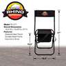 Rhino RC-371 Foldable With Storage Pouch Hunting Chair - Black/Orange/Yellow