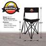 Rhino RC-377 Folding Tripod Hunting Chair - Black/Orange/Yellow