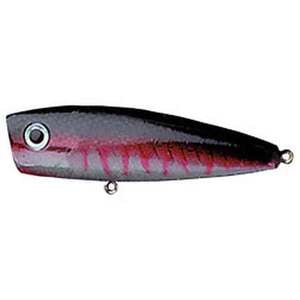 Lobina Lures Rico Popper Topwater Hard Bait - Clear Ice, 1/4oz, 2-3/8in