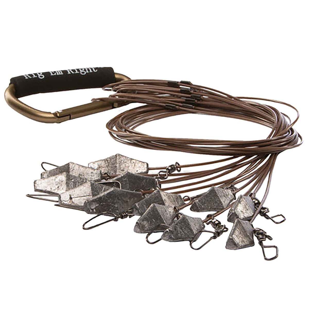 Rig 'Em Right Xtreme Coated 48in Cable Decoy Anchors - 12 Pack ...