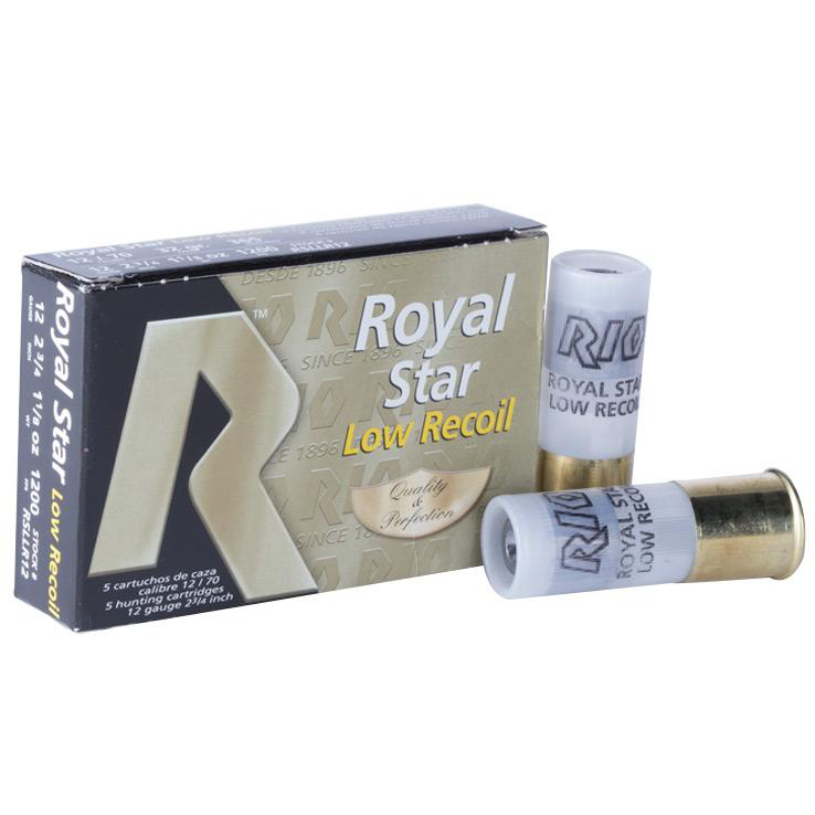 Rio 12 Gauge Royal Star 2 3/4 Inch Low Recoil Rifled Slug Rio 12 Gauge Royal Star 2 3/4 Inch Low Recoil Rifled Slug