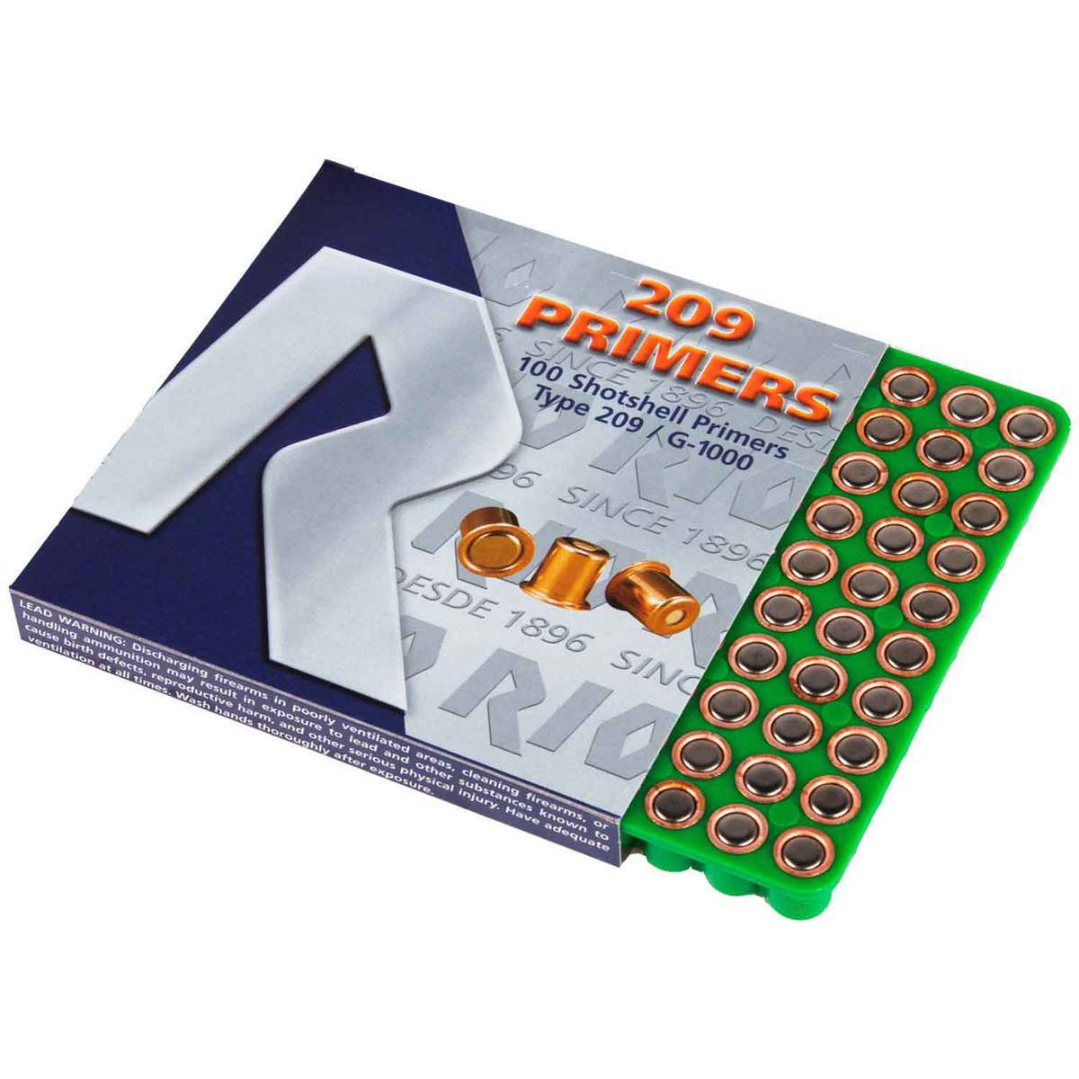 Rio #209 Shotshell Primers - 100 Count - 209 Shotshell Rio #209 Shotshell Primers - 100 Count - 209 Shotshell