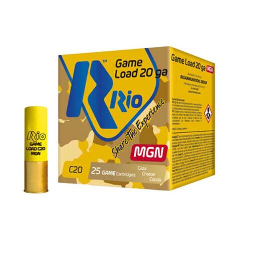 Rio Ammunition Game Load 20 Gauge 3in #5 1-1/4oz Upland Shotshells Ammo - 25 Rounds Ammo - 5 25 Rounds - 5 Ammo