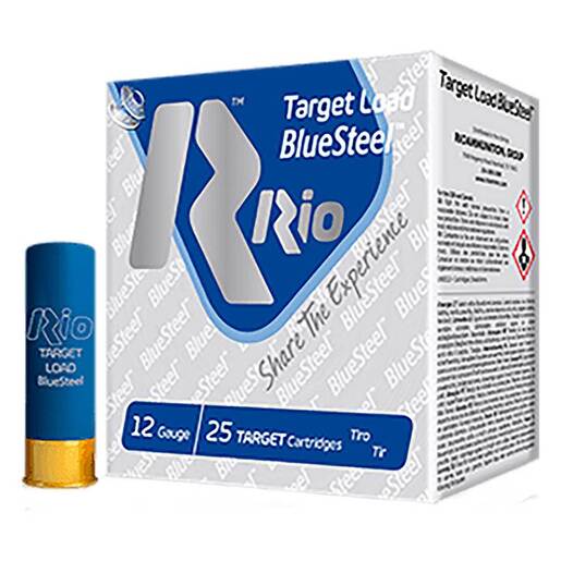 Rio Ammunition Royal BlueSteel 12 Gauge 3in #2 1-3/8oz Target Shotshells Ammo - 25 Rounds Ammo - #2 25 Rounds - #2 Ammo