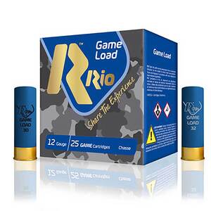 Rio Ammunition Top Game HV 36 12 Gauge 2-3/4in #4 1.25oz Upland - 25 Rounds Rio Ammunition Top Game HV 36 12 Gauge 2-3/4in #4 1.25oz Upland - 25 Rounds