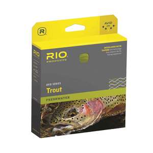 Rio Avid Trout WF Floating Fly Fishing Line - WF7F, Pale Yellow, 90ft