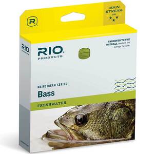 RIO Products Mainstream Trout Floating Fly Fishing Line - WF5F, Lemon Green, 80ft