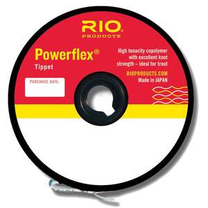 RIO Powerflex Tippet - 8X, Light Grey, 30yds