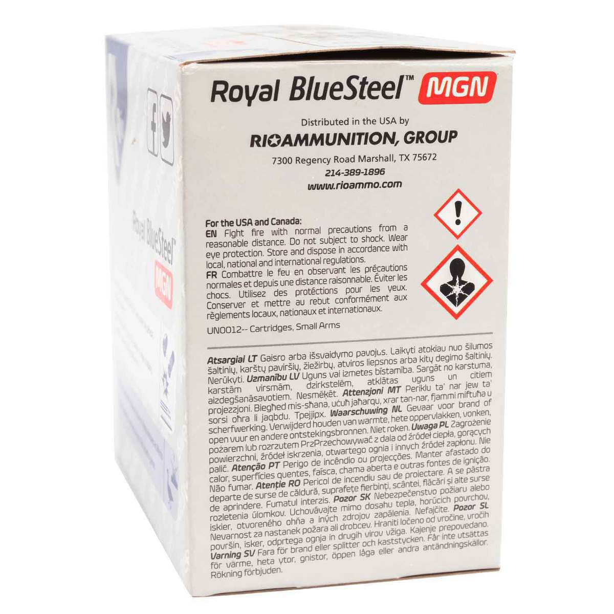Rio Royal Blue Steel 12 Gauge 3in #4 1-1/4oz Waterfowl Shotshells - 25 Rounds Rio Royal Blue Steel 12 Gauge 3in #4 1-1/4oz Waterfowl Shotshells - 25 Rounds