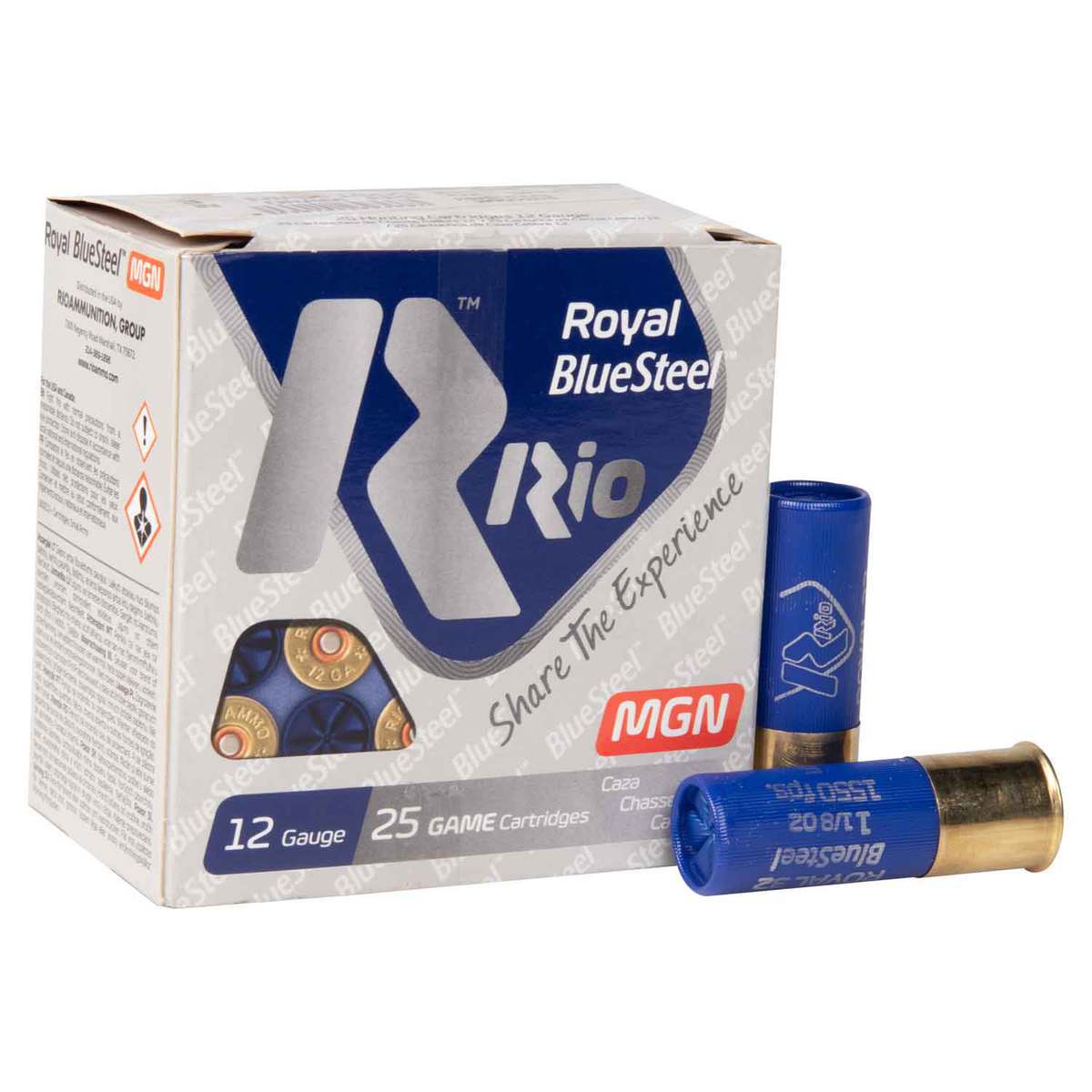 Rio Royal Blue Steel 12 Gauge 3in #5 1-1/8oz Waterfowl Shotshells - 25 Rounds Rio Royal Blue Steel 12 Gauge 3in #5 1-1/8oz Waterfowl Shotshells - 25 Rounds