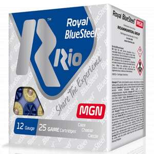 Rio Royal BlueSteel 12 Gauge 3in #3 1-1/4oz Waterfowl Shotshells - 10 Rounds Rio Royal BlueSteel 12 Gauge 3in #3 1-1/4oz Waterfowl Shotshells - 10 Rounds