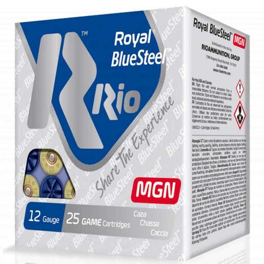Rio Royal BlueSteel 12 Gauge 3in #3 1-1/4oz Waterfowl Shotshells – 10 Rounds – #3