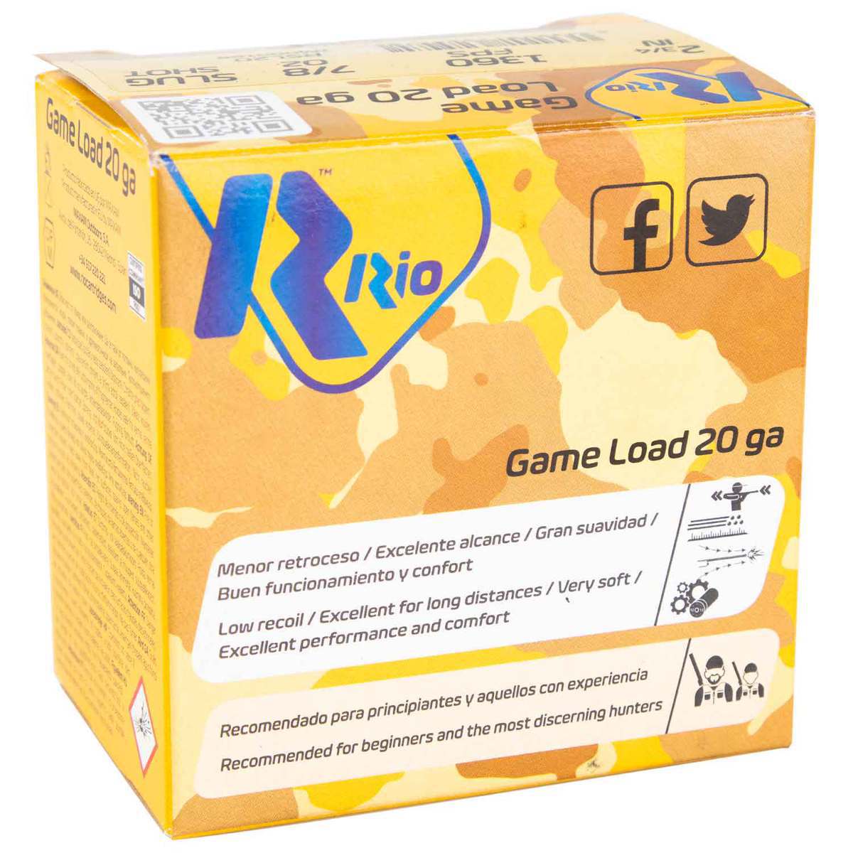 RIO Royal Star 20 Gauge 2-3/4in 7/8oz Slug Shotshell - 25 Rounds RIO Royal Star 20 Gauge 2-3/4in 7/8oz Slug Shotshell - 25 Rounds