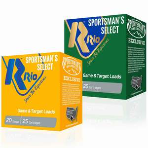 Rio Sportsman's Select 12 Gauge 2-3/4in #6 1oz Target Shotshells - 25 Rounds